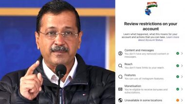 Arvind Kejriwal Instagram Restricted: केजरीवाल का दावा- भारत में बैन हुआ मेरा इंस्टाग्राम अकाउंट; मेटा को दी पीएम मोदी के आगे न झुकने की सलाह