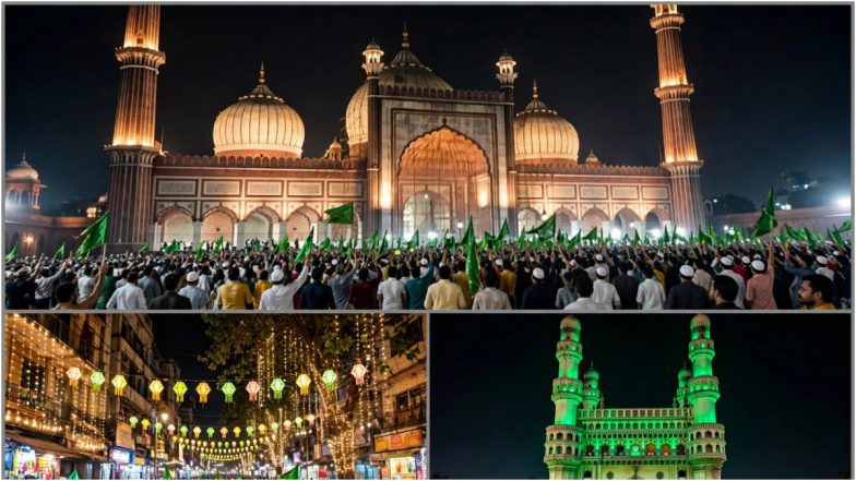 Eid Milad-un-Nabi 2026 Celebrations: दिल्ली, मुंबई और हैदराबाद समेत देशभर में ईद-उल-मिलाद की रौनक, जुलूसों को लेकर सुरक्षा के कड़े इंतजाम
