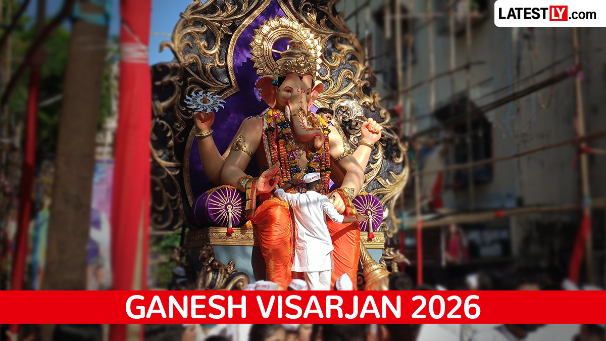 Ganesh Visarjan 2026 Calendar: डेढ़ दिन से लेकर अनंत चतुर्दशी तक कब-कब होगा गणपति विसर्जन? देखें तारीखें और शुभ चौघड़िया मुहूर्त