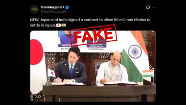 Fact Check: क्या जापान और भारत के बीच 5 करोड़ हिंदुओं को जापान में बसाने का हुआ समझौता? जानिए वायरल दावे की सच्चाई