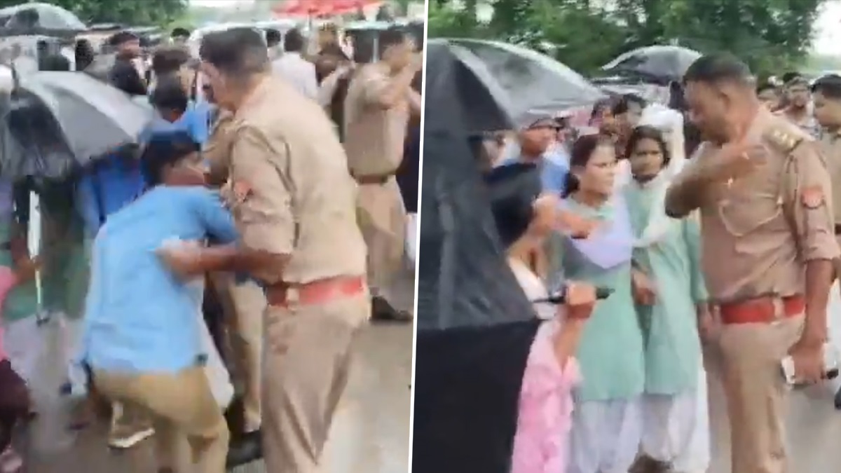 Mahoba Protest: महोबा में सड़क की मरम्मत की मांग कर रहे छात्रों के साथ पुलिस की बदसलूकी और मारपीट का वीडियो आया सामने