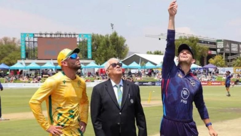 NAM vs SA 1st T20I Match Toss Winner Prediction: नामीबिया और साउथ अफ्रीका के बीच कौन होगा टॉस का बॉस? मैच से पहले जानें किस टीम का पलड़ा है भारी