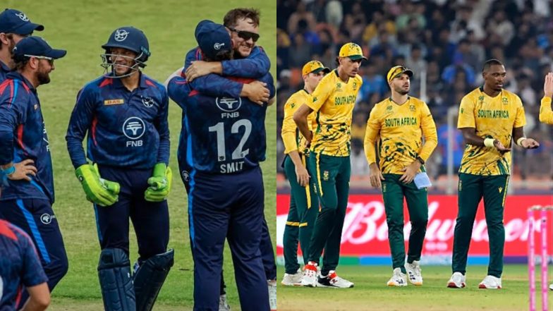 NAM vs SA 1st T20I Match Preview: नामीबिया और दक्षिण अफ्रीका के बीच कल खेला जाएगा रोमांचक मुकाबला, हेड टू हेड, पिच रिपोर्ट, वेदर अपडेट समेत जानें मैच से जुड़ी सभी जानकारी