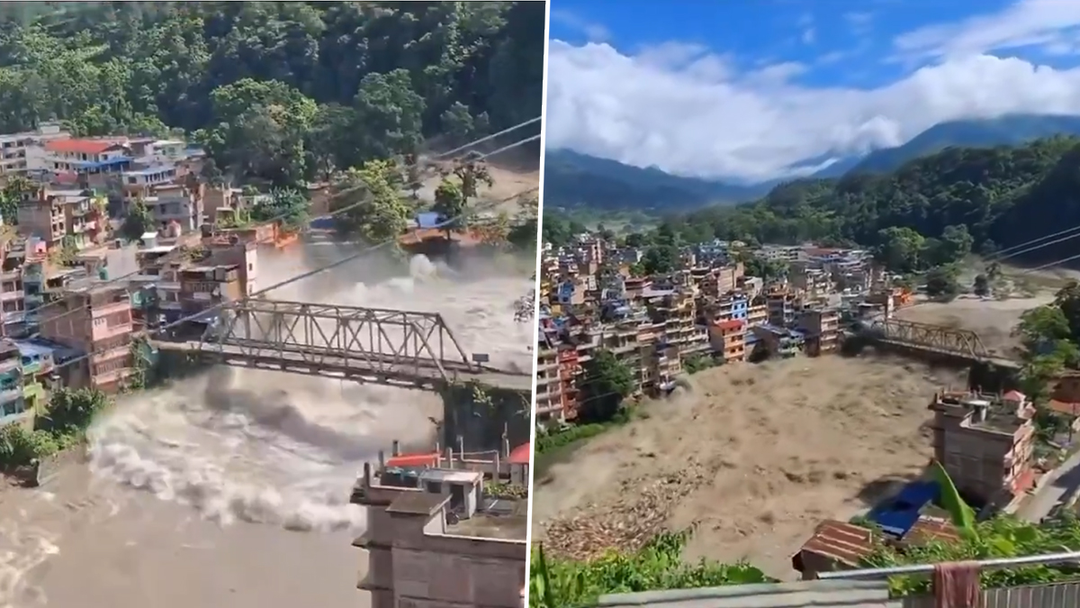 Nepal Flash Floods: नेपाल के रसुवा में भोटे कोशी नदी की बाढ़ से भारी तबाही, 7 की मौत और कई लापता; राहत कार्य में जुटे 14 हेलिकॉप्टर