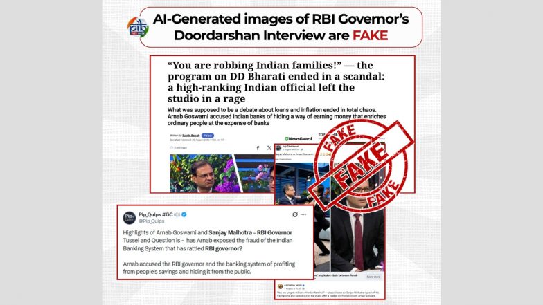 RBI Governor Sanjay Malhotra: क्या आरबीआई  गवर्नर संजय मल्होत्रा दूरदर्शन के शो से बीच में चले गए? जानिए वायरल दावे का पूरा सच