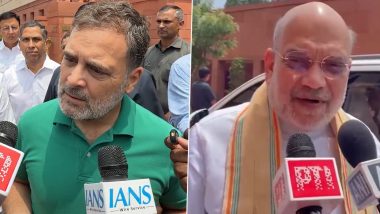 Rahul Gandhi Reply To Amit Shah: 'हमें अमित शाह के भाषण में दिलचस्पी नहीं', बहस के ऑफर पर राहुल गांधी का जवाब, मीडिया को बताया 'चूहा' (Video)