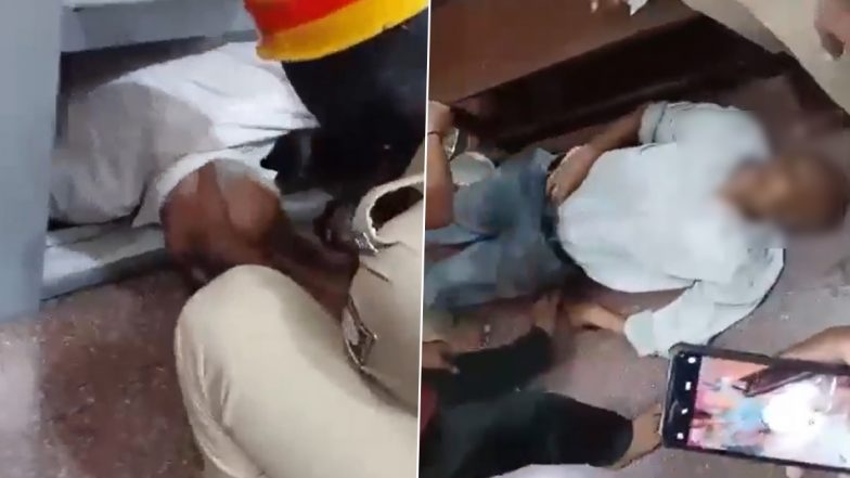 Shivamogga Temple Tragedy: कर्नाटक के शिवमोग्गा मंदिर में हादसा, लिफ्ट के नीचे फंसने से रिटायर्ड इंजीनियर की मौत, सामने आया दिल दहला देने वाला VIDEO