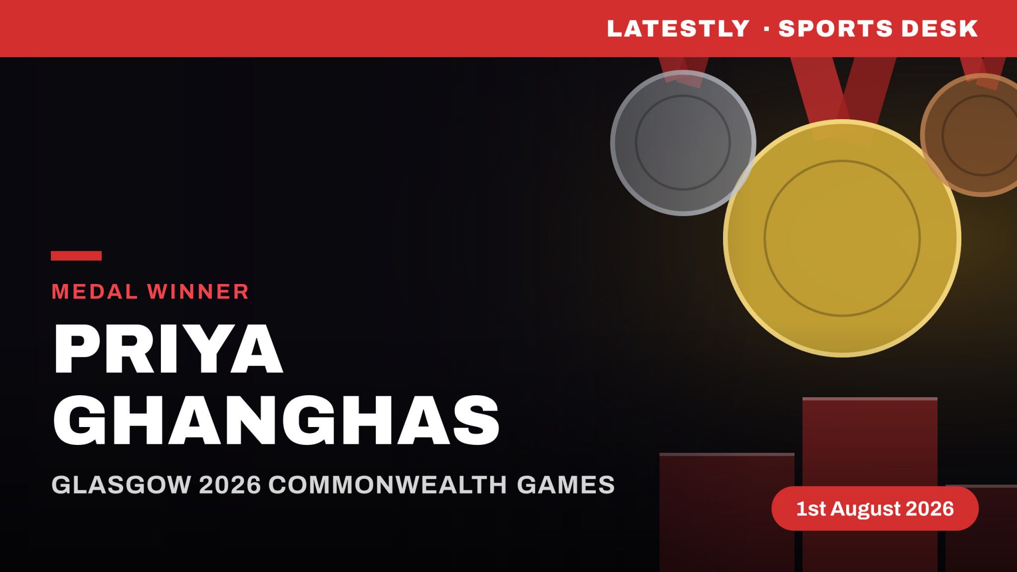 Priya Ghanghas Commonwealth Games 2026: प्रिया घनघस ने बॉक्सिंग में जीता गोल्ड मेडल, भारत को दिलाया एक और स्वर्ण पदक