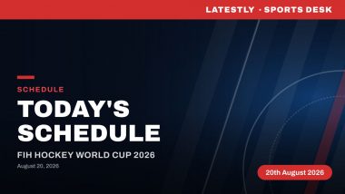 FIH Hockey World Cup 2026 Schedule Today: आज खेले जाएंगे 8 मुकाबले, जानें भारत का मैच कब, पूरा शेड्यूल और लाइव स्ट्रीमिंग डिटेल्स