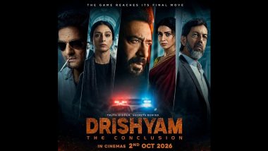 Drishyam: The Conclusion: 'दृश्यम द कन्क्लूज़न' से अजय देवगन, तब्बू, जयदीप अहलावत और प्रकाश राज का फर्स्ट लुक जारी, 2 अक्टूबर को रिलीज होगी फिल्म