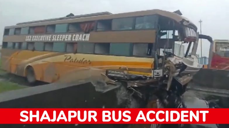 Shajapur Bus Accident: एमपी के शाजापुर में बड़ा हादसा, यात्रियों से भरी बस अनियंत्रित होकर डिवाइडर से टकराई; कई घायल; VIDEO