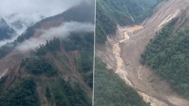 Sikkim Landslide: सिक्किम में भारी भूस्खलन से तीस्ता नदी का बहाव आंशिक रूप से रुका, बाढ़ की आशंका के बीच प्रशासन ने जारी की एडवाइजरी