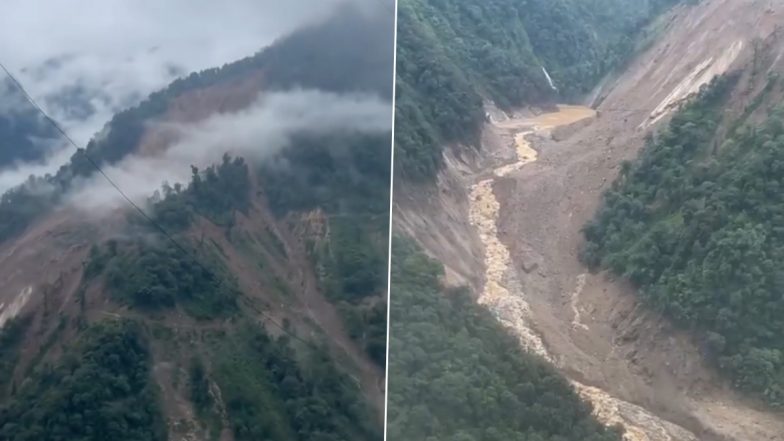 Sikkim Landslide: सिक्किम में भारी भूस्खलन से तीस्ता नदी का बहाव आंशिक रूप से रुका, बाढ़ की आशंका के बीच प्रशासन ने जारी की एडवाइजरी