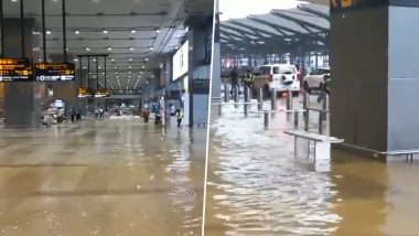 Delhi Rains: भारी बारिश से IGI एयरपोर्ट पर जलभराव, पानी में चलकर टर्मिनल पहुंचे यात्री; देखें Video
