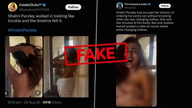 Shalini Pandey Deepfake: सोशल मीडिया पर शालिनी पांडे का कथित आपत्तिजनक वीडियो वायरल; अभिनेत्री ने बताया AI-निर्मित 'पूरी तरह फर्जी', रिपोर्ट करने की अपील