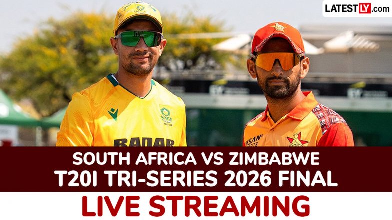 South Africa vs Zimbabwe Live Streaming: भारत में कब, कहां और कैसे देखें टी20 ट्राई सीरीज 2026 का फाइनल मुकाबला?