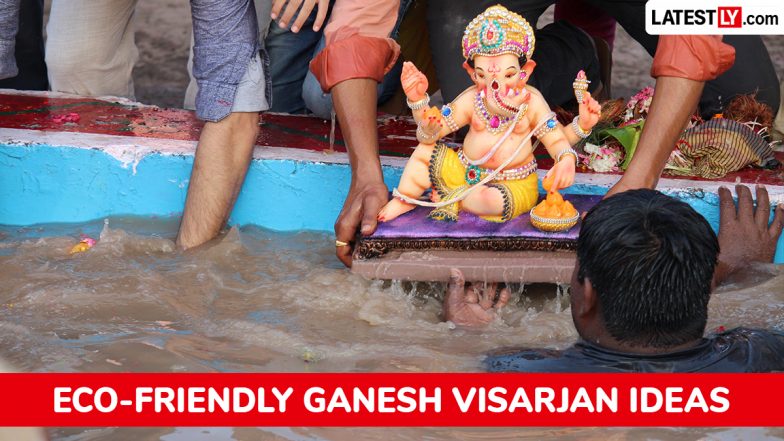 Eco-Friendly Ganesh Visarjan: पर्यावरण को नुकसान पहुंचाए बिना कैसे दें बप्पा को विदाई? जानिए 'ग्रीन विसर्जन' के 6 आसान और प्रभावी तरीके