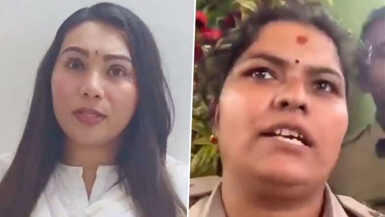 Mandya Temple Clash: बीजेपी विधायक की बेटी ऐश्वर्या गौड़ा ने महिला PSI से मांगी बिना शर्त माफी; मंदिर में हाथापाई का वीडियो हुआ था वायरल