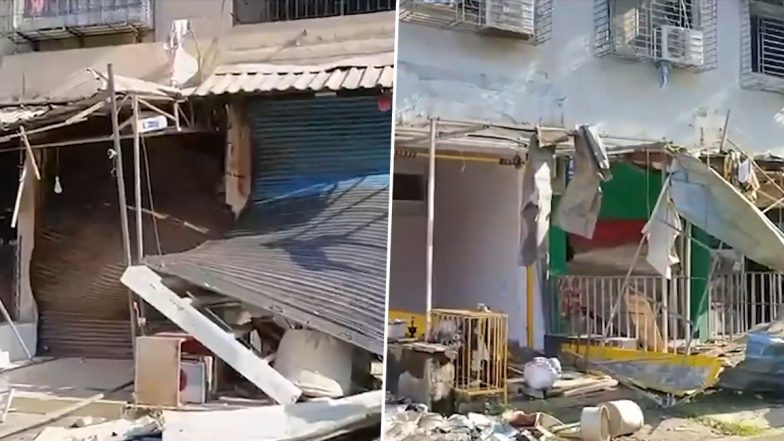 Navi Mumbai Blast: नवी मुंबई के सानपाड़ा के स्नैक्स आउटलेट में एलपीजी सिलेंडर फटा, 2 लोग गंभीर रूप से झुलसे; VIDEO