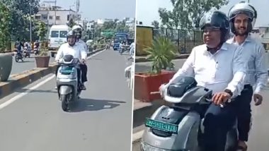 इंदौर में 'नो कार डे': ई-व्हीकल से निकले कलेक्टर और अपर कलेक्टर, VIDEO सोशल मीडिया पर वायरल