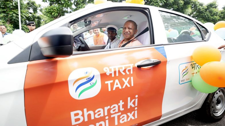 Bharat Taxi UP Launch: उत्तर प्रदेश में 'भारत टैक्सी' सेवा शुरू; ड्राइवरों को ₹0 कमीशन और ₹5 लाख का सामाजिक सुरक्षा कवर, CM योगी ने की घोषणा