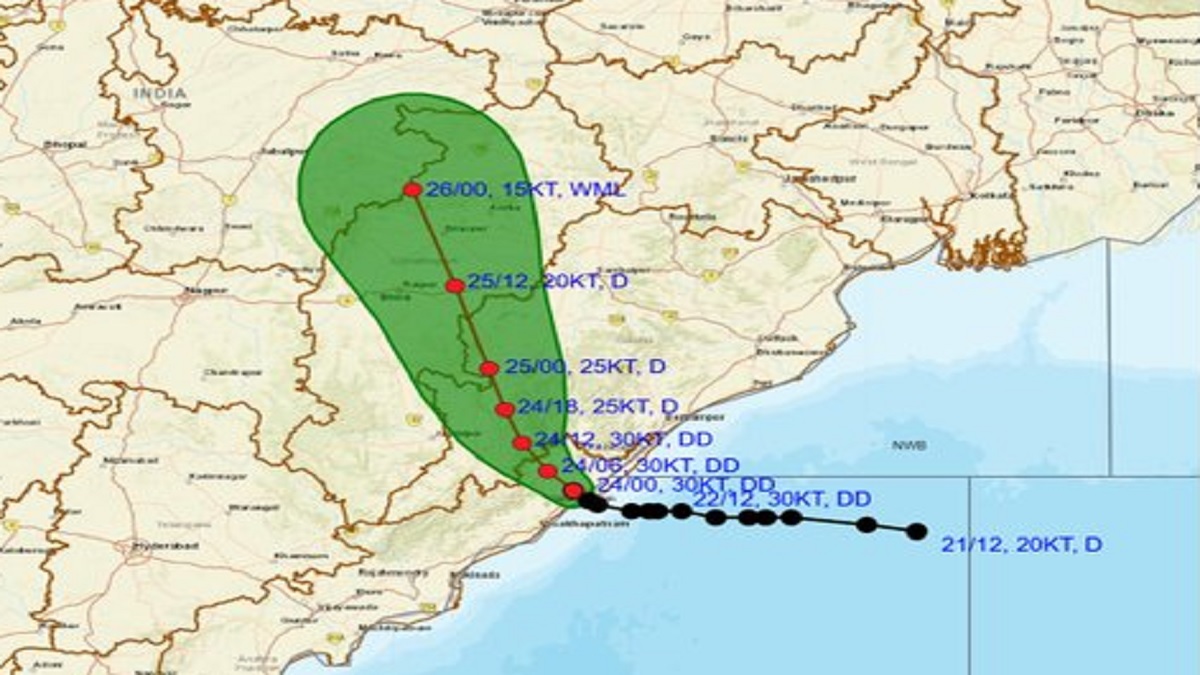 Cyclone Arnab Tracker: कलिंगपटनम के पास लैंडफॉल पूरा; उत्तर तटीय आंध्र में घुसा डीप डिप्रेशन, ओडिशा और आंध्र में भारी बारिश व बाढ़ का रेड अलर्ट