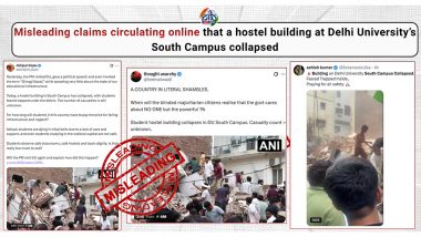 Fact Check: क्या दिल्ली विश्वविद्यालय के साउथ कैंपस का हॉस्टल ढहा? PIB फैक्ट चेक ने वायरल दावों को बताया भ्रामक, जानिए सत्य निकेतन हादसे की सच्चाई