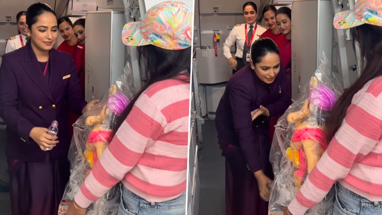 Air India Flight: घर पर छूट गई थी गणपति पूजा, तो 35,000 फीट की ऊंचाई पर मिले बप्पा; एयर होस्टेस का भावुक वीडियो सोशल मीडिया पर वायरल