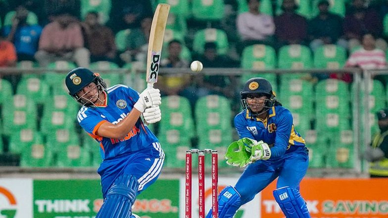 India vs Sri Lanka Women's Asia Cup 2026 Final Match Scorecard: खिताबी मुकाबले में टीम इंडिया ने श्रीलंका के सामने रखा 184 रनों का लक्ष्य, शैफाली वर्मा और स्मृति मंधाना ने खेली धमाकेदार पारी; यहां देखें पहली पारी का स्कोरकार्ड
