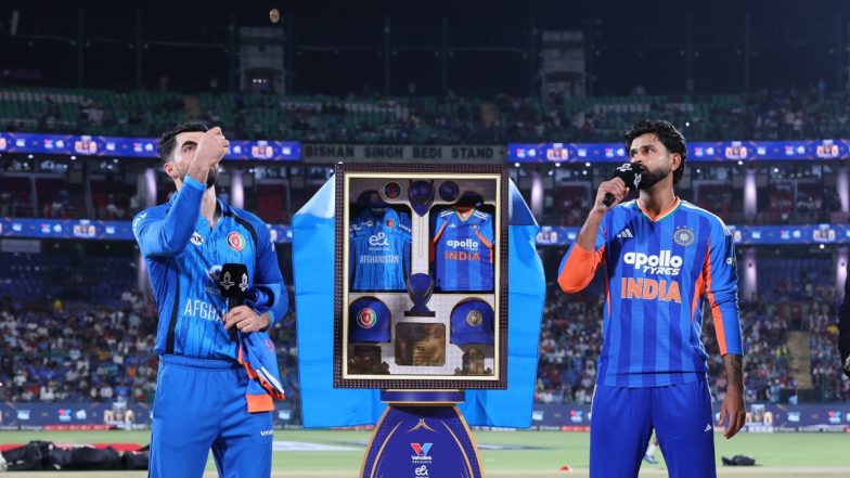 India vs Afghanistan, 1st T20I Match Scorecard: दिल्ली में अफगानिस्तान ने टीम इंडिया के सामने रखा 157 रनों का टारगेट, अजमतुल्लाह उमरजई ने खेली धमाकेदार अर्धशतकीय पारी; यहां देखें पहली पारी का स्कोरकार्ड