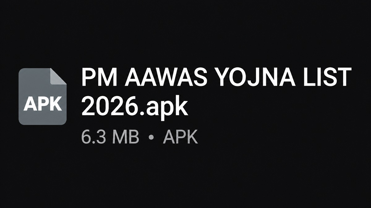 'PM Aawas Yojna List 2026 APK' Scam: पीएम आवास योजना के नाम पर फैल रहा एपीके स्कैम, जानें ठगी का तरीका और बचने के उपाय