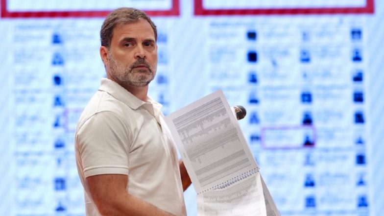 Rahul Gandhi Press Conference: चुनाव आयोग में आंतरिक मतभेद की रिपोर्ट के बाद राहुल गांधी का बड़ा हमला; आज शाम 4 बजे करेंगे प्रेस कॉन्फ्रेंस