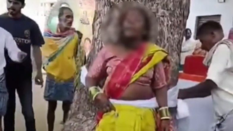 Telangana Crime: तेलंगाना में काला जादू के शक में 65 वर्षीय बुजुर्ग महिला को नीम के पेड़ से बांधकर पीटा, 14 ग्रामीणों पर केस दर्ज