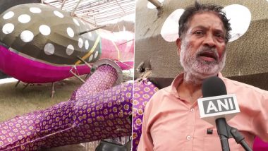 Jaipur Dussehra 2026: जयपुर में गंगा-जमुनी तहजीब की मिसाल, मथुरा के मुस्लिम कलाकारों ने बनाई 105 फीट ऊंची रावण की प्रतिमा;  VIDEO