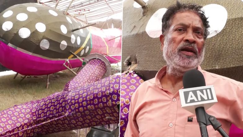 Jaipur Dussehra 2026: जयपुर में गंगा-जमुनी तहजीब की मिसाल, मथुरा के मुस्लिम कलाकारों ने बनाई 105 फीट ऊंची रावण की प्रतिमा;  VIDEO