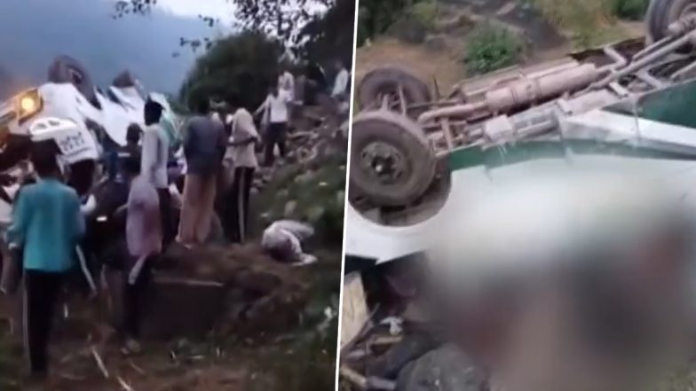 Rajouri Road Accident: जम्मू-कश्मीर के राजौरी में बड़ा सड़क हादसा, यात्रियों से भरी वाहन गहरी खाई में गिरी, 2 की मौत, 21 घायल; VIDEO