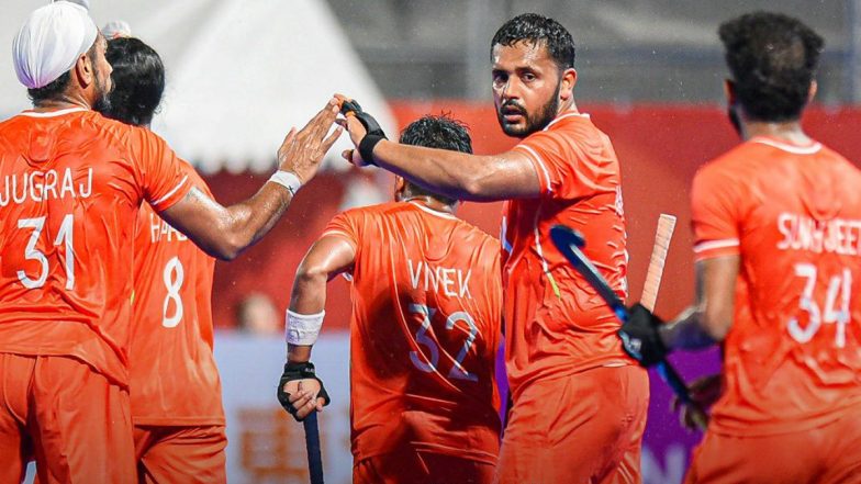 India vs Pakistan Hockey Semi Final Result: भारत ने पाकिस्तान को 4-3 से हराकर एशियाई खेल 2026 के फाइनल में बनाई जगह, आखिरी मिनट में अभिषेक बने हीरो