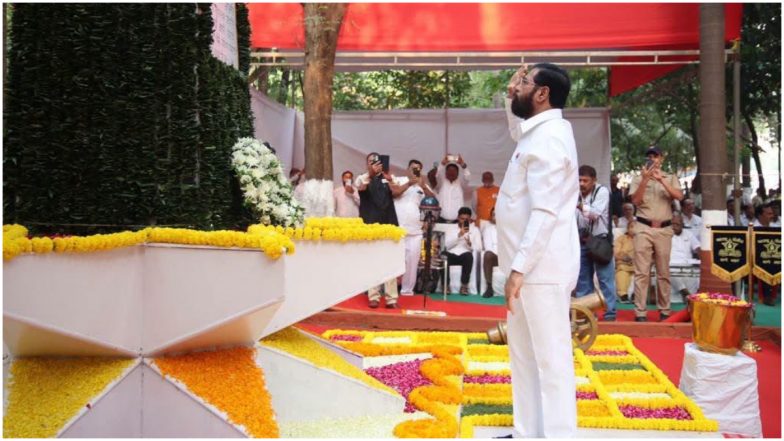 Maharashtra: राष्ट्रीय पुलिस स्मृति दिवस, महाराष्ट्र के डिप्टी सीएम एकनाथ शिंदे ने दी शहीद जवानों को श्रद्धांजलि