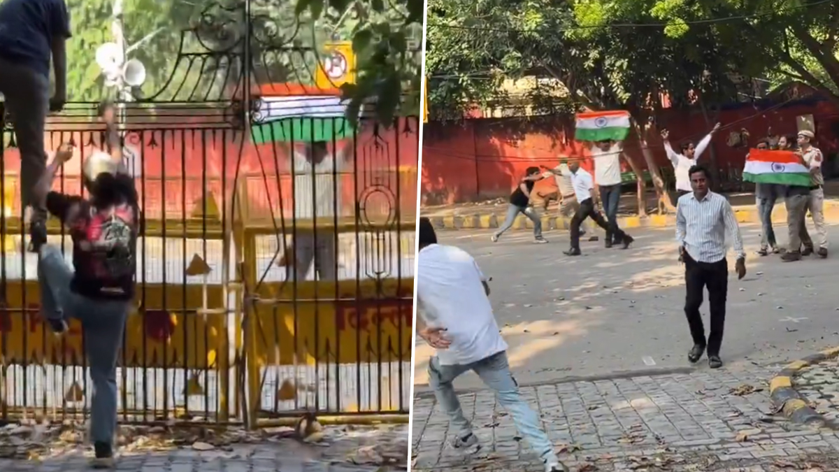 Delhi Jantar Mantar Protest: जंतर-मंतर पहुंचे CJP प्रवक्ता सौरव दास और आशुतोष रांका फिर हिरासत में; तिरंगा लेकर दाखिल हुए कार्यकर्ताओं को पुलिस ने पकड़ा