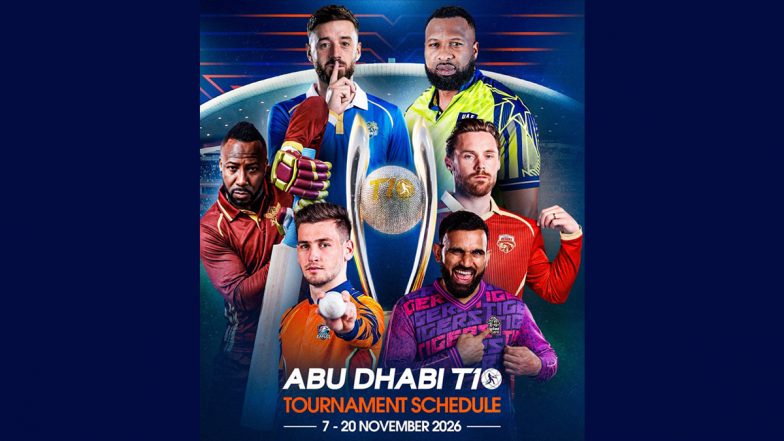 Abu Dhabi T10 2026 Schedule: 7 नवंबर से शुरू होगा क्रिकेट का सबसे तेज़ टूर्नामेंट, यहां देखें पूरा शेड्यूल, फाइनल की तारीख और सभी मैचों की टाइमिंग